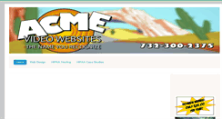 Desktop Screenshot of acmevideowebsites.com